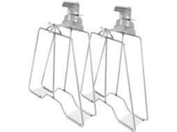 Conjunto De 2 Pinças Para Churrasco Homsfou Em Aço Inoxidável, 44cm, Clipe Multifuncional Para Pendurar Assados Na