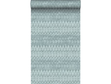 Papel De Parede Textura De Pele De Animal Azul Gelo 53 Cm X 10,05 M Origin Wallcoverings