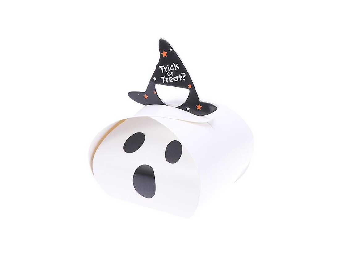 10 Unidades de Caixas de Bolo para Decorações de Halloween ALLINLESS