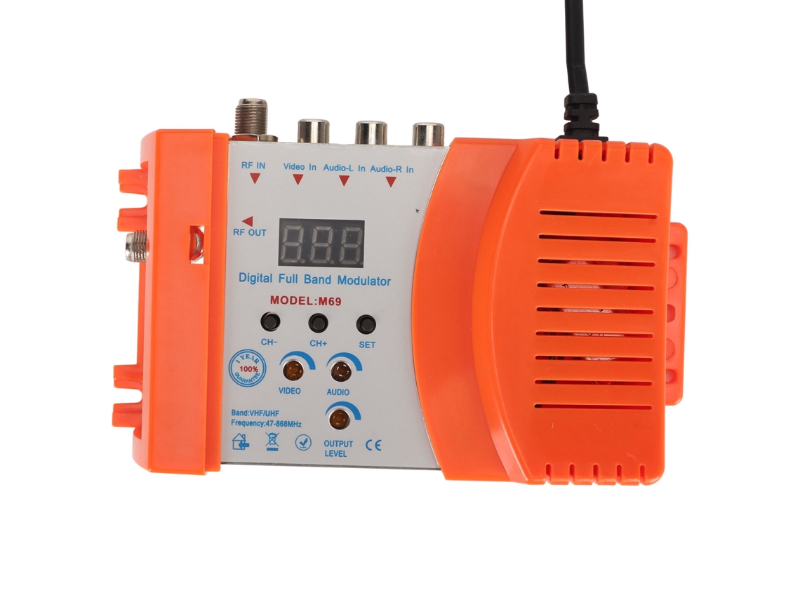 Conversor Av para Rf LAXISCREED com Display Digital