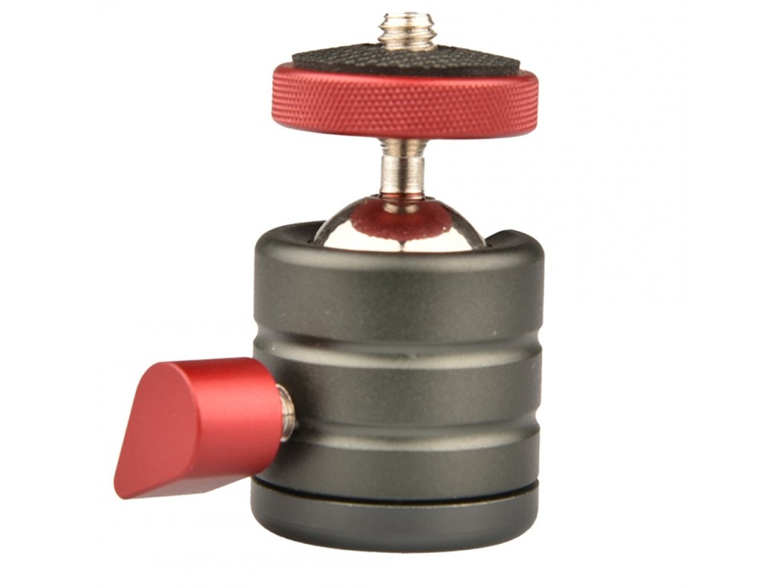 Mini Cardan Esférico de Montagem Roscada Universal Ajustável 360 Graus  Suporte Giratório Vermelho Cinza | Worten.pt