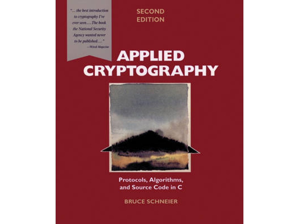 Livro applied cryptography - protocols, algorithms and source code 2e de b schneier (inglês)