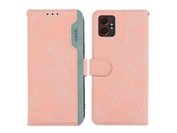 Capa De Celular Abeel Em Couro Com Blocos De Cores, Sistema Magnético Rfid, Para Samsung Galaxy Xcover7 Pro.