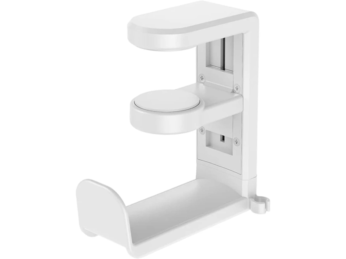 Lurelia Base Multiacessórios Para Setup Gaming, Headset E Comandos, Para Comandos, Metal, Branco