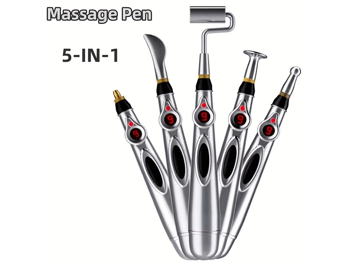 Caneta Massageadora Muscular Portátil Com Modos Ajustáveis Elysve
