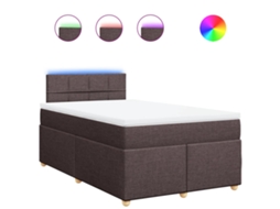 Box Spring Bed, Box Spring Beds Vidaxl Marrom Tecido (120 X 200 Cm)