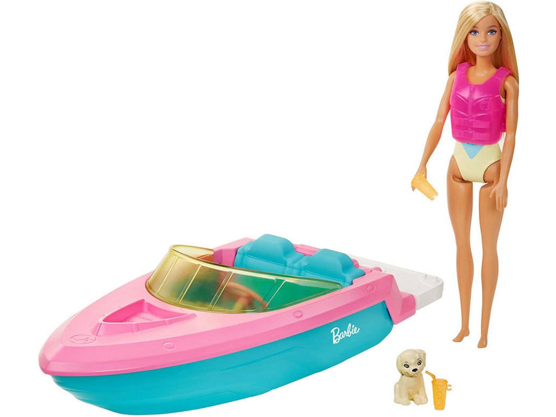 BARBIE e o Seu Barco (Idade Mínima: 3 Anos - 37 x 18 x 22 cm)