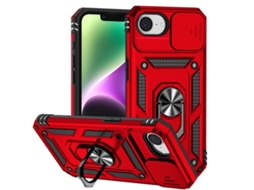 Capa Para Iphone 16e - Suporte Deslizante Para Câmera
