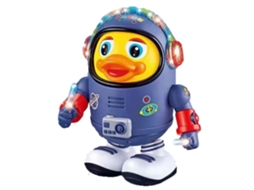 Brinquedo Elétrico Pato Dançante Musical Educativo Espacial Presente Para Crianças 3+