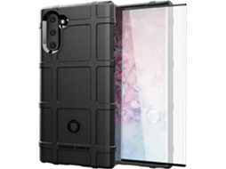 Capa Note Proteção Para Samsung Galaxy Note Hongwe. Vidro Temperado Anti-choque Verde