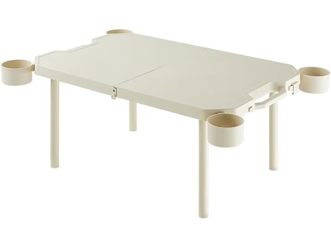 Mesa dobrável portátil SFUSHOS para exterior, piqueniques, camping, retangular