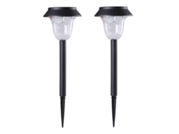 2 Unidades de Luzes Solares para Decoração Externa Movidas a Energia Solar para Passarelas e Jardins