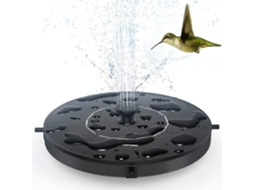 Fonte Solar Flutuante Com 8 Bicos Intercambiáveis E Tubos Extensores - Bomba De Água Para Jardim, Lago E Piscina, Sustentável E Versátil