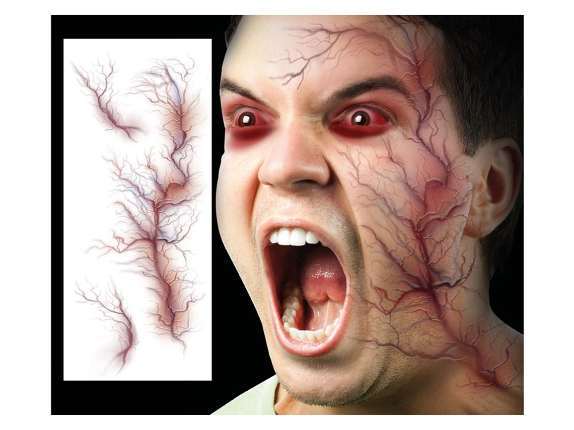 Tatuagem de veias faciais