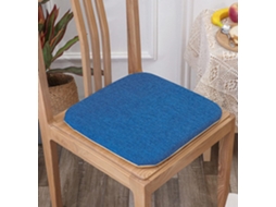 Conjunto De 2 Almofadas Antiderrapantes Para Cadeiras Cozinha Com Capa Removível Zíper, Capas Quadradas Duráveis, Para