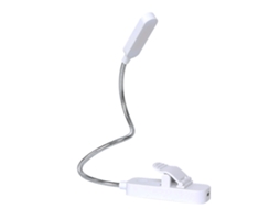 2026 luz de Leitura Flexível com Clip Led Recarregável Usb, Ajustável Sem Etapas, Anti piscada para Livros À Noite