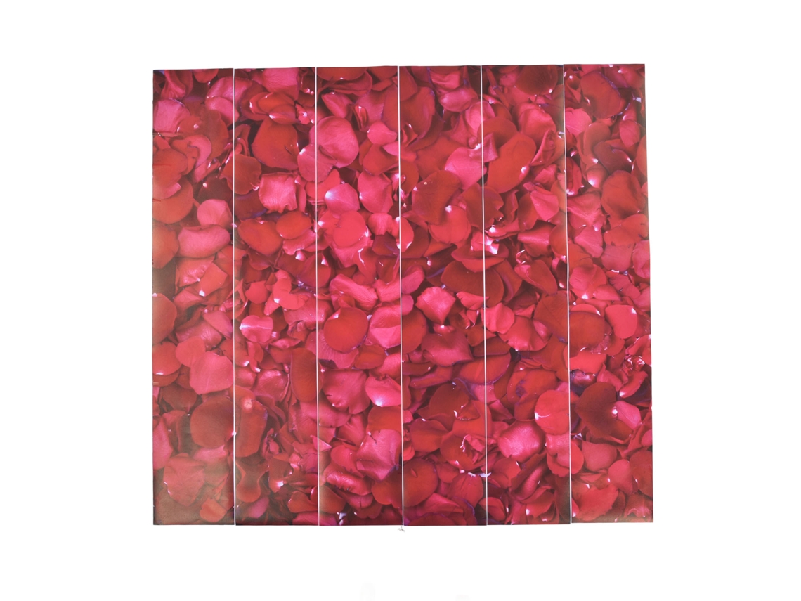 Adesivo de Escada 3d Flor de Rosa Autoadesivo 6pcs