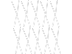 Porta Crachá Com Design Anti Perda E Confortável De Usar, Em Pvc Transparente, Pacote Com 200 Unidades, Ideal O