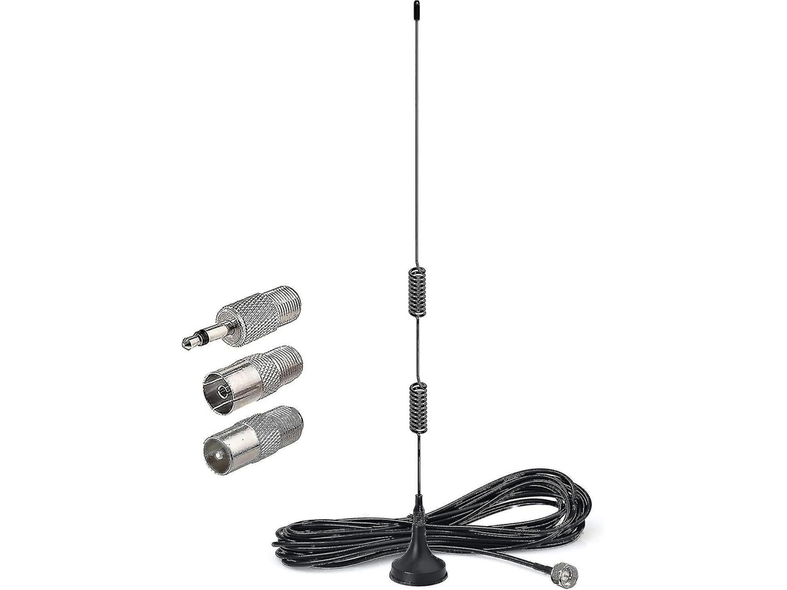 Antena De Rádio Fm Com Base Magnética Para Pioneer Onkyo Yamaha Marantz Sherwood Rádio Digital Hd Interno Wellngs Aquaforge
