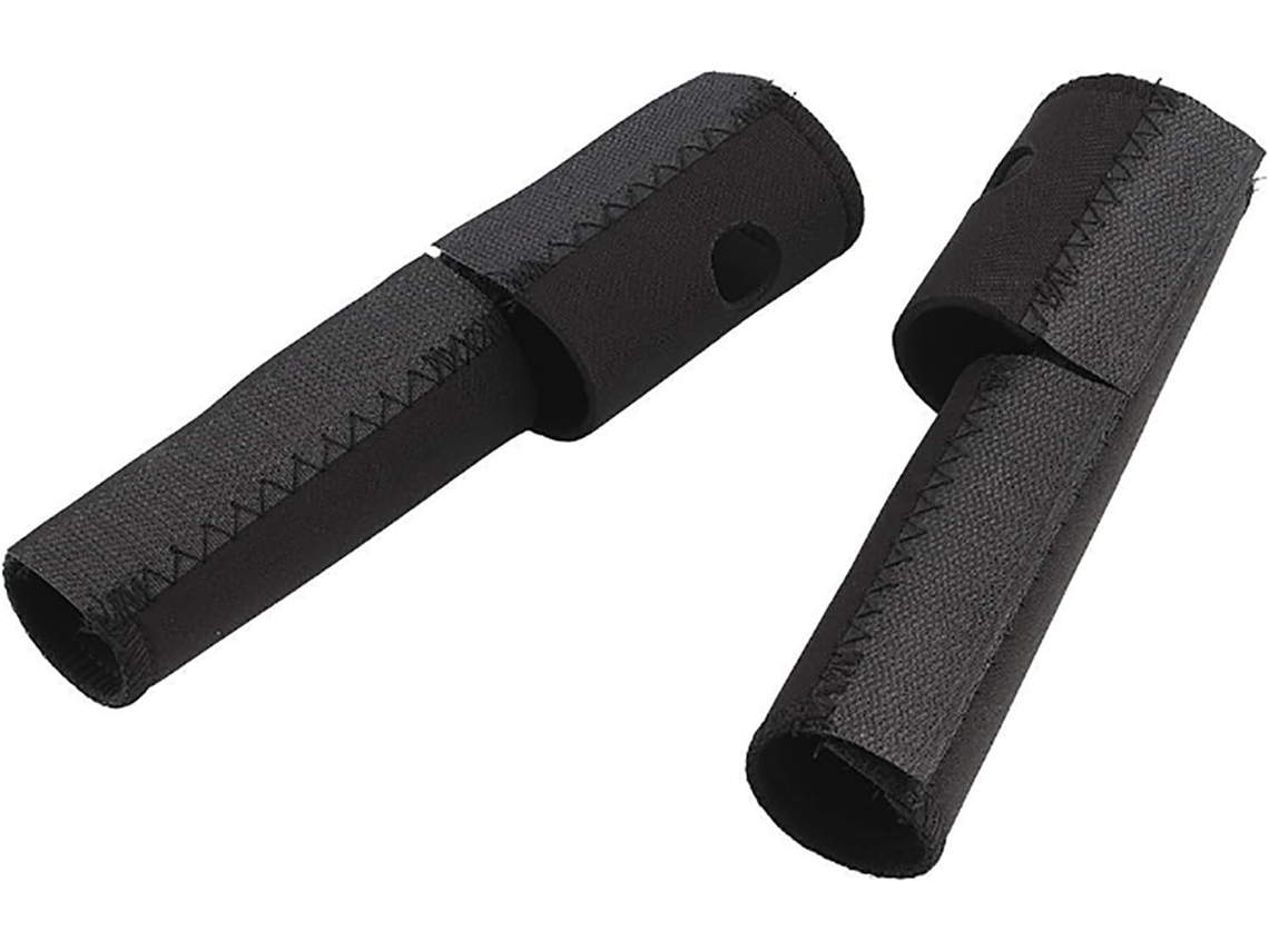 Conjunto de duas camadas protetoras para gancho de bicicleta, à prova de poeira, com revestimento envolvente.
