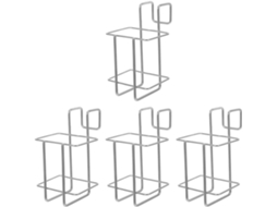 Suporte Multifuncional Para Garrafas Em Aço, Conjunto De 4 Peças.