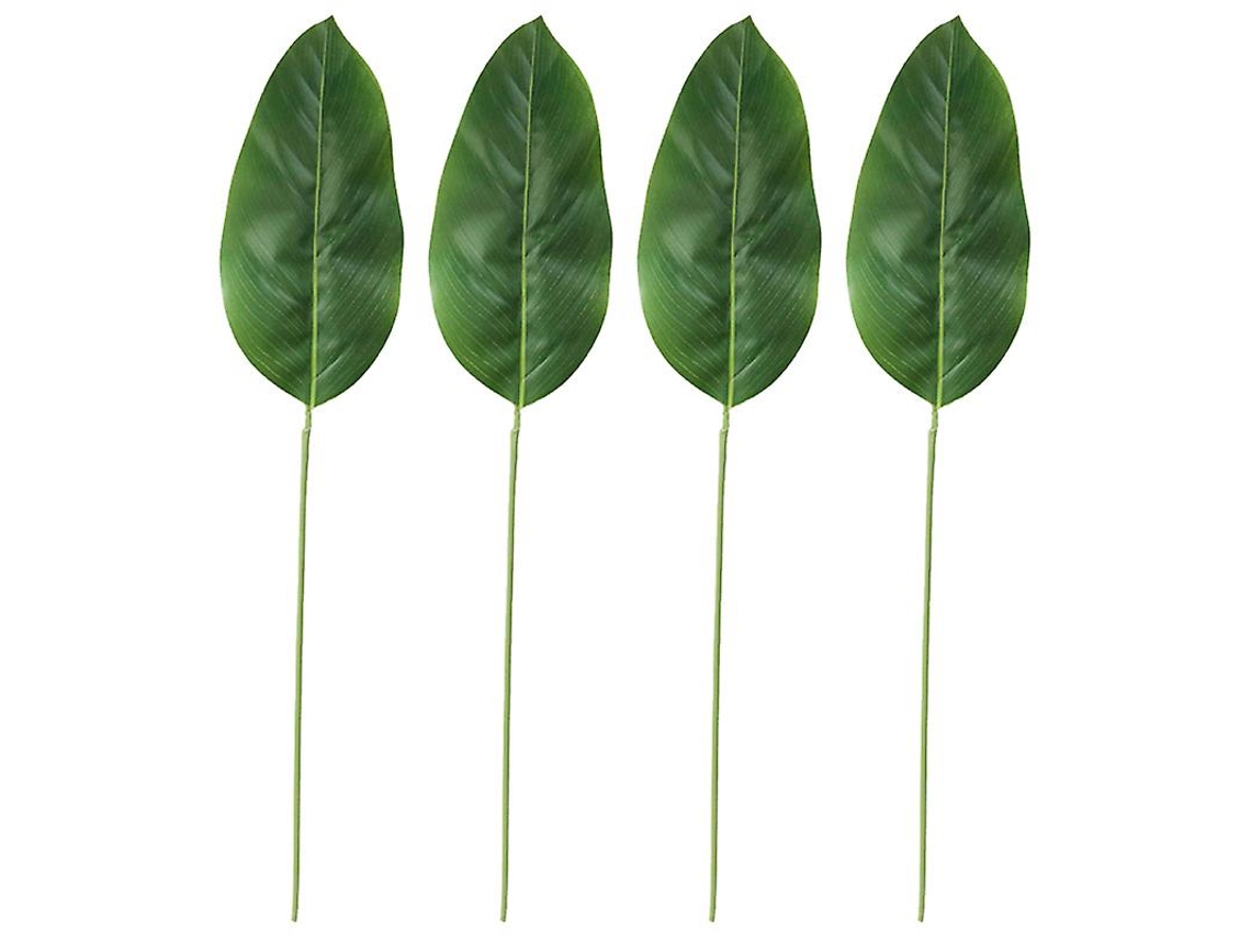 4 Unidades de Decoração de Folha Falsa ALLINLESS