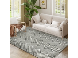Tapete Hipoalergênico Cinza Lavável À Máquina De Estar, 200 X 140 Cm, Pelo Curto Para Sala, Quarto, Escritório,