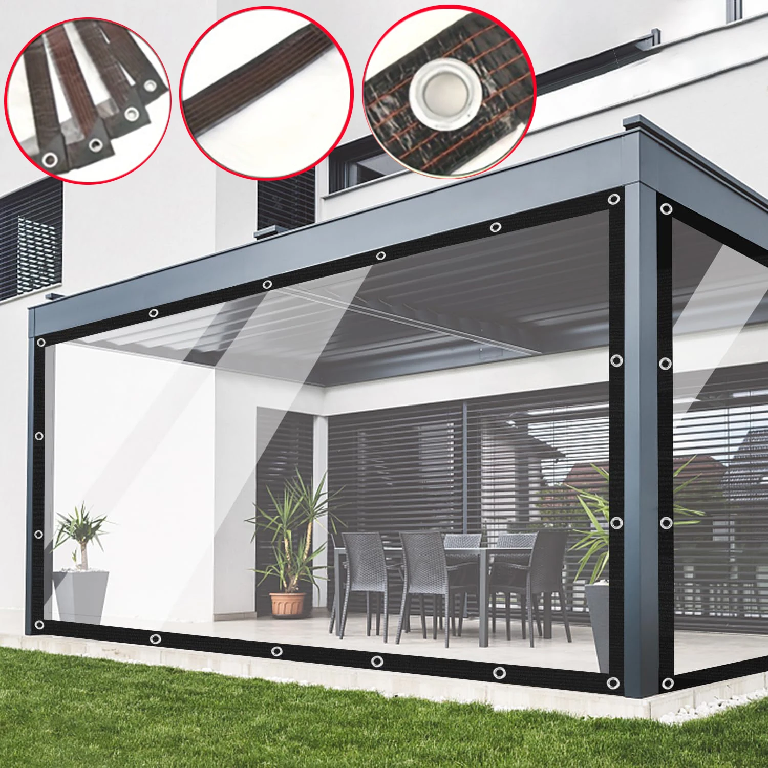 Lona Impermeável MDUG Transparente (300x600cm)