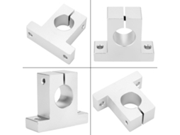 2pçs Eixo Linear Rail Sk25 Alumínio Apoio 25mm