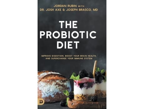 Livro The Probiotic Diet de Jordan Rubin, Dr Josh Axe et al. (Inglês - Capa Dura)