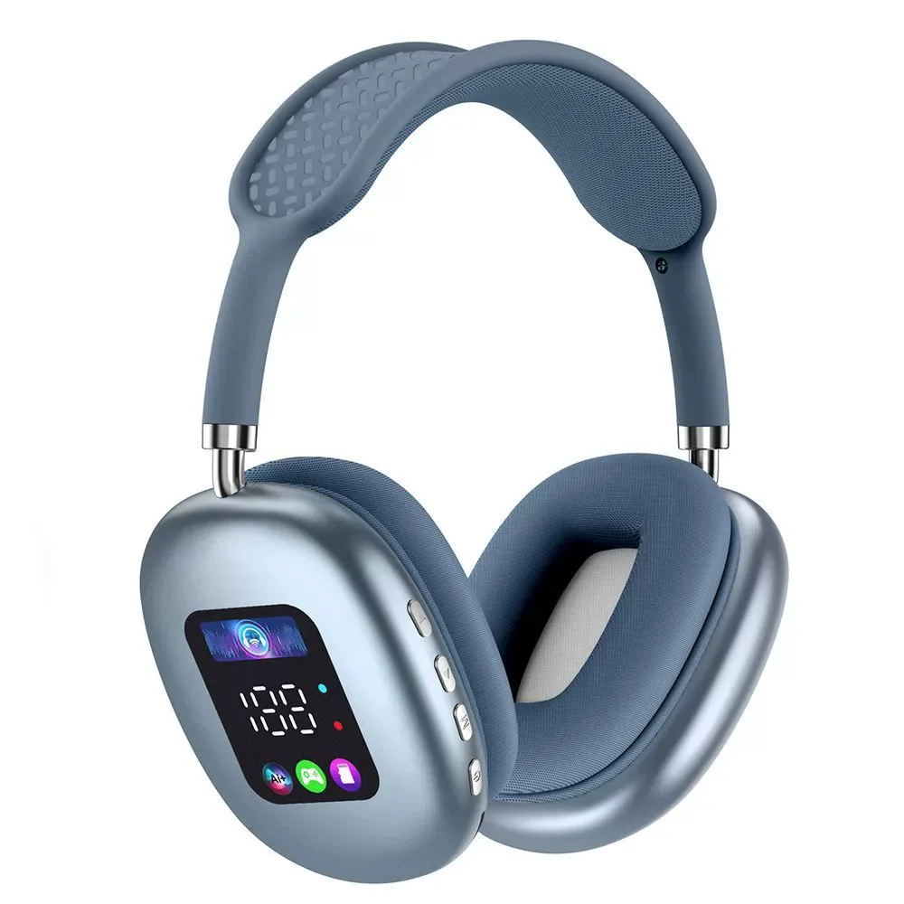 (azul) Fones De Ouvido Bluetooth Sem Fio, Estéreo Supra-auriculares, Bateria De Longa Duração, Hifi