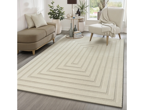 Tapete The Carpet Everest Moderno Shape - Creme - 200 X 290 Cm