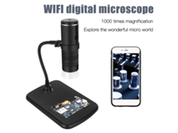 Microscópio Eletrônico Industrial 2mpx Wifi 50-1000x Flexível F210