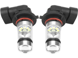 Lâmpadas Led Yctze 9006 Hb4 De 100w E 12 000 Lúmens, Com Chips 2323, Temperatura De Cor Branca 6 000k, Instalação Plug
