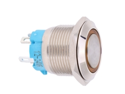 Interruptor Push button de Trava 12~24vdc 4pin