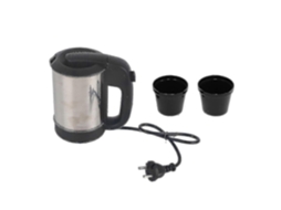 Lurelia Chaleira Elétrica Mini 0,5 L, Aço Inoxidável, Desligamento Automático, Portátil, Chaleira De Viagem, Capacidade De 22 L (ue)