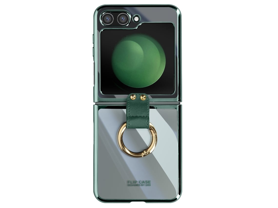 Capa Para Samsung Galaxy Z Flip 5/z Flip 5 S Ushion Acrílico Verde