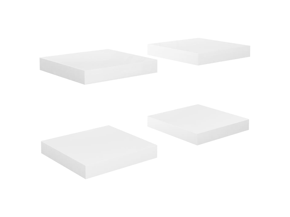 Wall Shelf, Wall Shelves Vidaxl Branco Mdf (23 X 23.5 X 3.8 Cm)