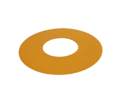 Marcador Espacial De Futebol Cone Disc Para Treinamento De Velocidade Esportiva Amarelo