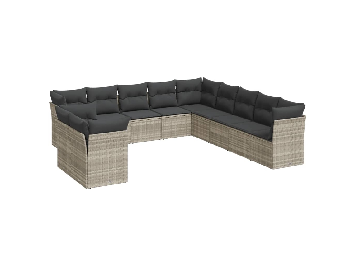 Garden Sofa Set, Garden Sofa Sets Vidaxl Cinzeto Rattan / Vime (n/a)