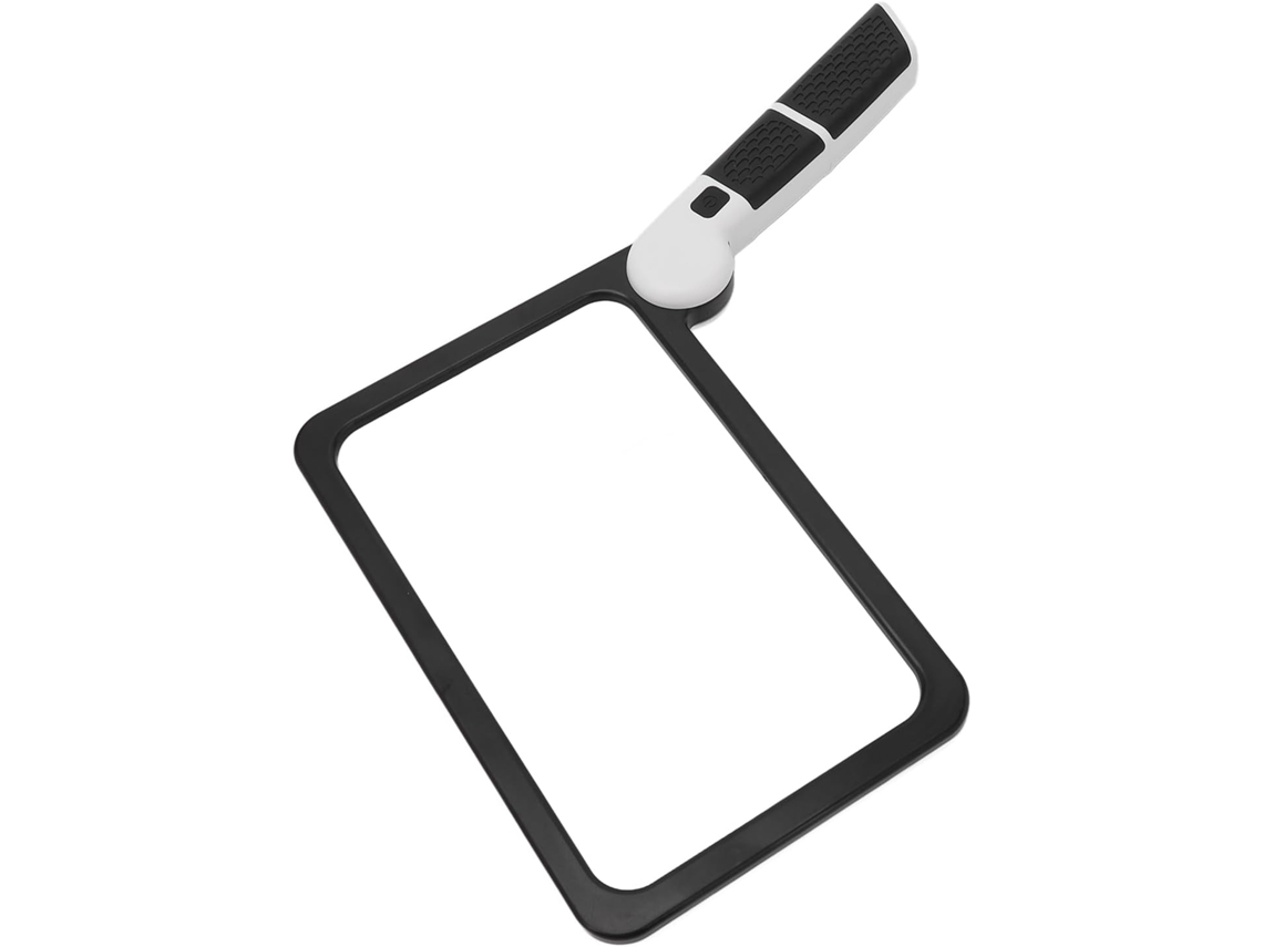 Lupa portátil SFUSHOS com LED, ampliação 5x para leitura