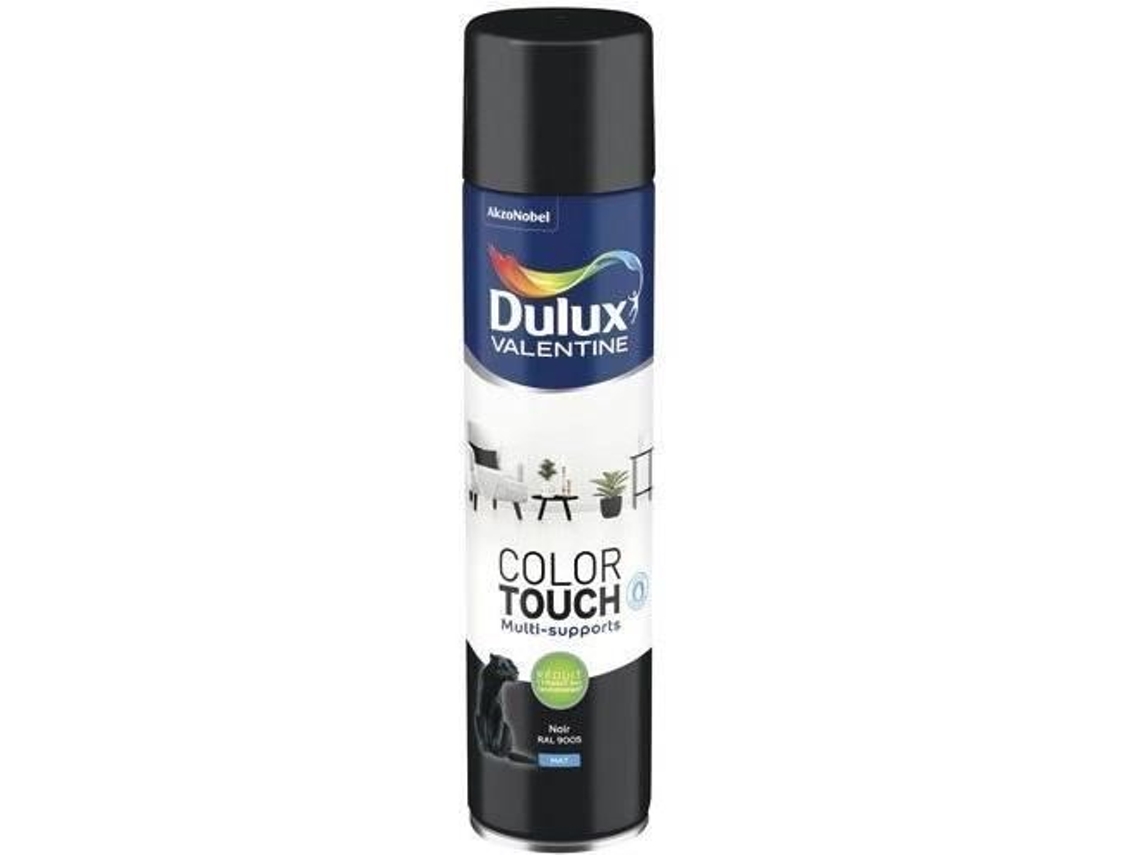 Dulux Valentine Color Touch Aerossol 600 ml Preto Fosco