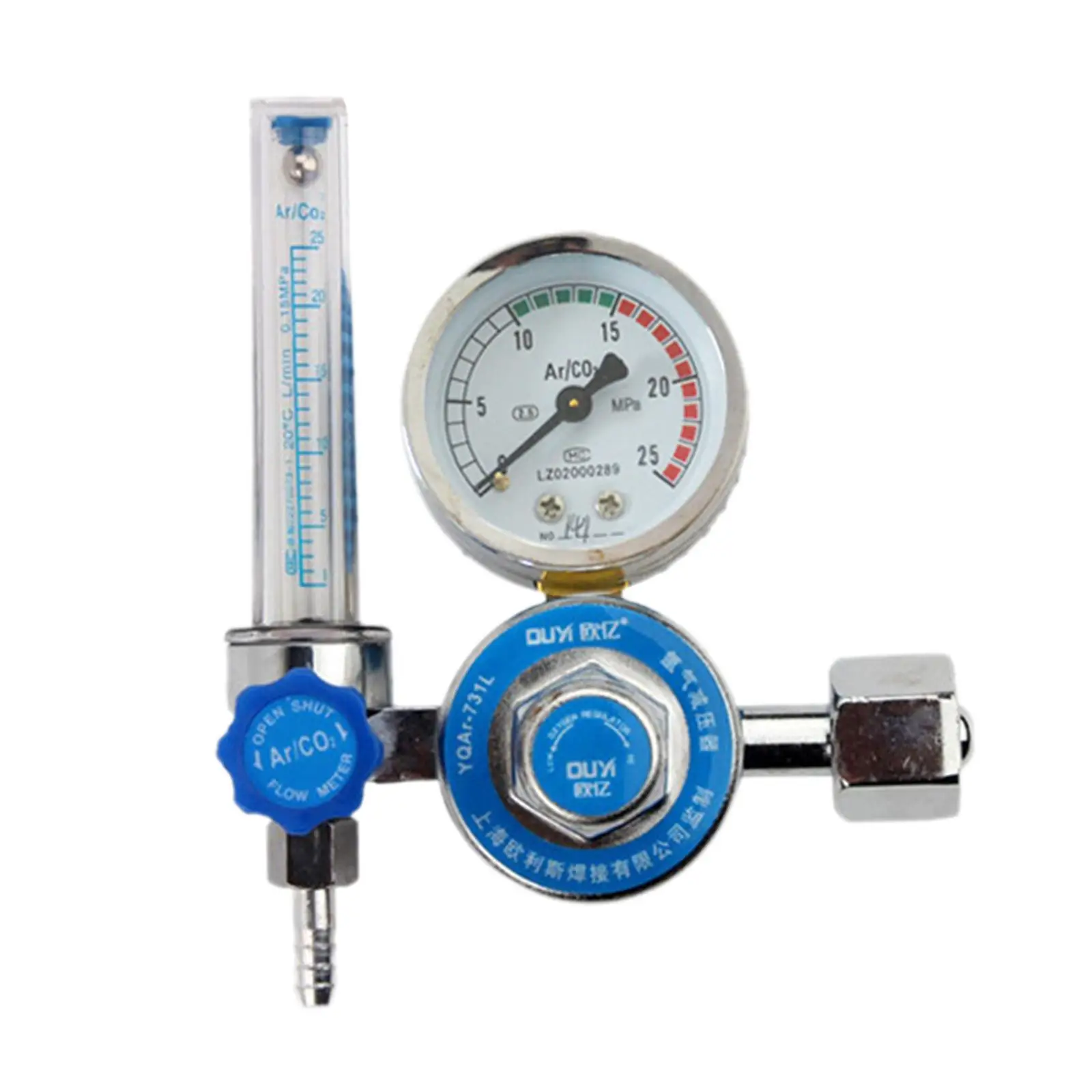 Medidor De Fluxo Gás Industrial Para Soldagem Mig/tig Argônio/co2(1 Unidade)