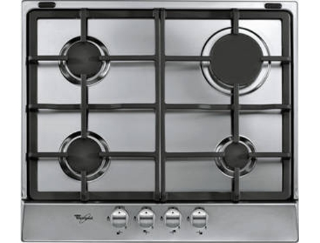 Placa de Gás WHIRLPOOL AKR 361/IX (Gás Butano-Propano - 58 cm - Inox)