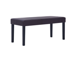 Hallway Bench, Hallway Benches Vidaxl Marrom Couro Artificial (n/a)