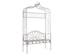 Garden Bench, Garden Benches Vidaxl Marrom Metal (122 Cm)
