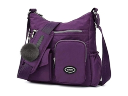 2026 bolsa Bandolera de Nylon para Mulher 2025 com Bolsinho Antirrobo Rfid Impermeável Borsa Viaje Mano