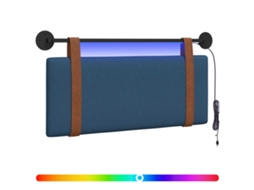 Cabeceira Suspensa com Luz Led Azul Pu Antigo MAISON EXCLUSIVE