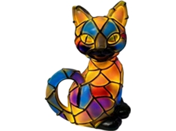 Luminária Cat Abajur Cabeceira Led Com Decoração Para Casa