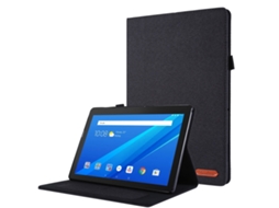 Capa Protetora Plana Halinuia Tpu Com Acabamento Em Tecido, Para Lenovo Tab M10 10.1